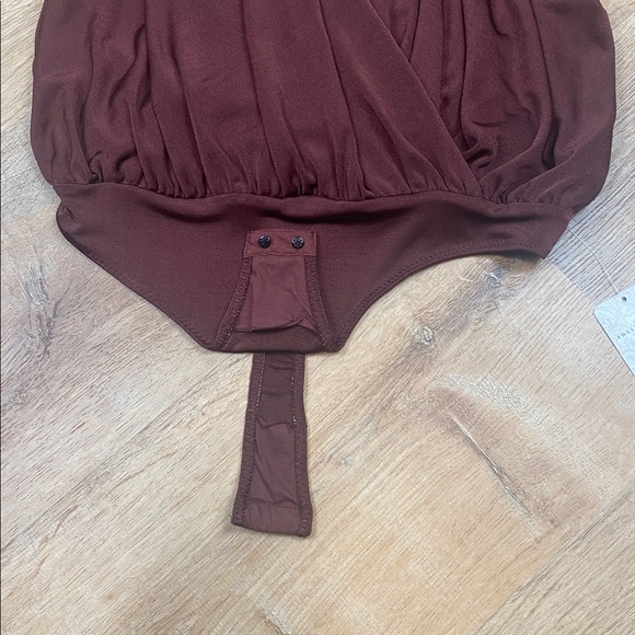 Intimately By Free People NWT Night Owl Nutmeg Brown Size Small Bodysuit - Picture 10 of 12